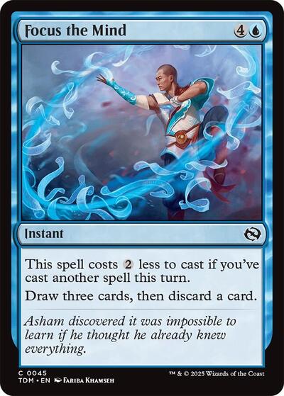 Focus the Mind (Tarkir: Dragonstorm) Near Mint