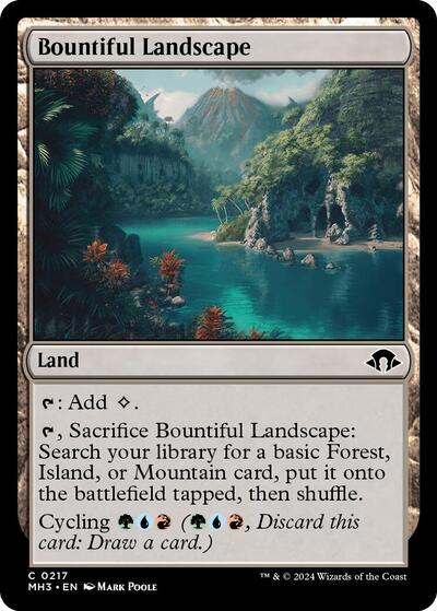 Bountiful Landscape (Modern Horizons 3) Near Mint Foil - Nick Nack's Full Frontal Attack