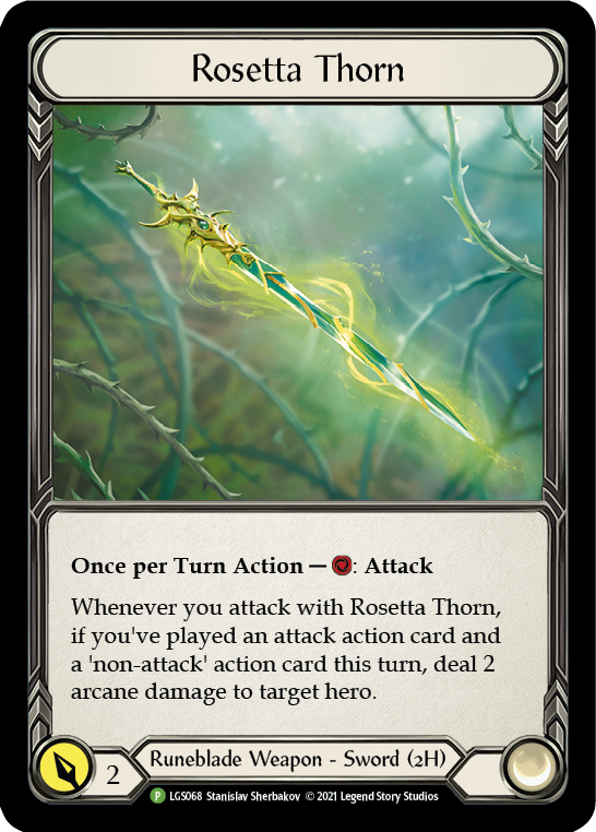 Rosetta Thorn [LGS068] (Promo) Feuille froide 