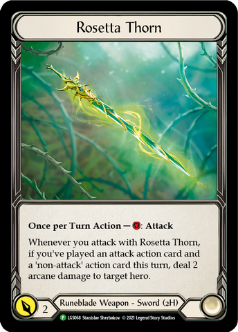 Rosetta Thorn [LGS068] (Promo) Feuille froide 