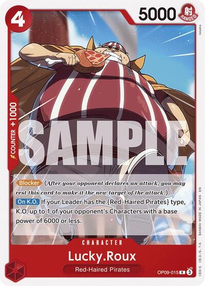 Lucky.Roux (Reprint) (Starter Deck 23: RED Shanks) Near Mint - Nick Nack's Full Frontal Attack
