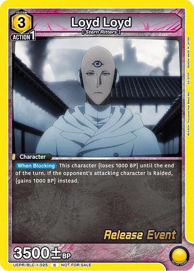 Loyd Loyd (BLEACH: Thousand-Year Blood War Release Event Cards) Near Mint
