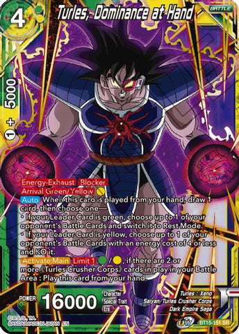 Turles, Dominio al alcance de la mano [BT15-151] 