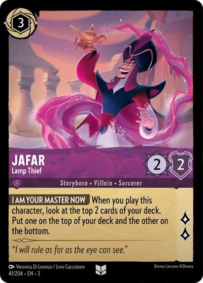 Jafar - Lamp Thief (Into the Inklands) Near Mint - Nick Nack's Full Frontal Attack