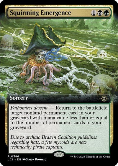 Squirming Emergence (Extended Art) (The Lost Caverns of Ixalan) Near Mint - Nick Nack's Full Frontal Attack