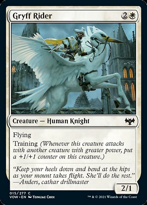 Gryff Rider (Innistrad: Crimson Vow) Near Mint - Nick Nack's Full Frontal Attack