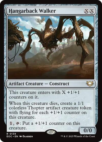 Hangarback Walker (Commander: Edge of Eternities) Near Mint - Nick Nack's Full Frontal Attack