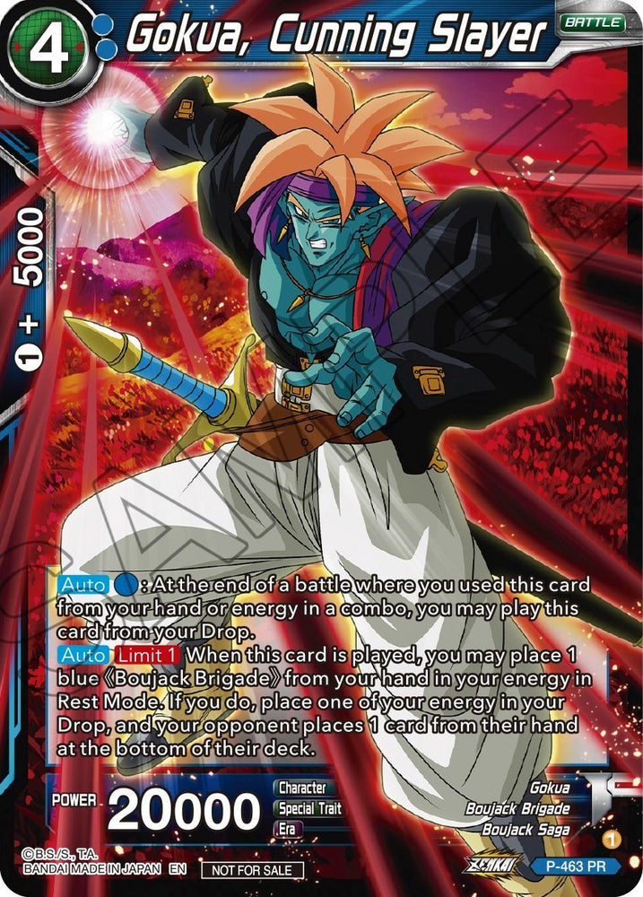 Gokua, Cunning Slayer (Z03 Dash Pack) (P-463) [Promotion Cards]
