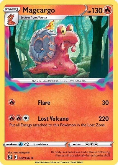 Magcargo (SWSH11: Lost Origin) Near Mint - Nick Nack's Full Frontal Attack