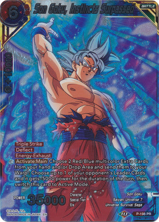 Son Goku, Instincts dépassés (P-198) [Cartes de promotion] 