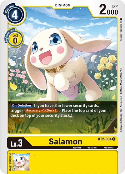 Salamon BT2-034 (Release Special Booster) Near Mint