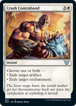 Crush Contraband (Commander: Kamigawa: Neon Dynasty) Near Mint - Nick Nack's Full Frontal Attack