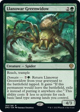 Llanowar Greenwidow (Dominaria United) Near Mint - Nick Nack's Full Frontal Attack