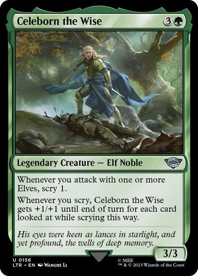Celeborn the Wise (Universes Beyond: The Lord of the Rings: Tales of Middle - earth) Near Mint Foil - Nick Nack's Full Frontal Attack
