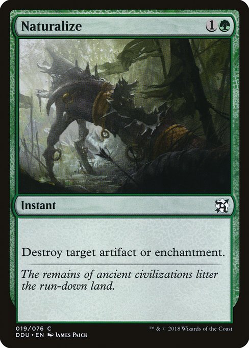 Naturalize (Duel Decks: Elves vs Inventors) Near Mint
