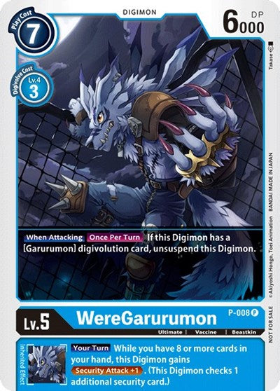 WereGarurumon P-008 (Digimon Promotion Cards) Near Mint Foil