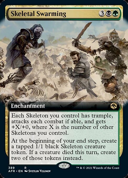 Skeletal Swarming (Extended Art) (Adventures in the Forgotten Realms) Near Mint - Nick Nack's Full Frontal Attack