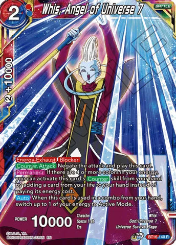 Whis, Angel of Universe 7 (BT16-140) [Realm of the Gods]
