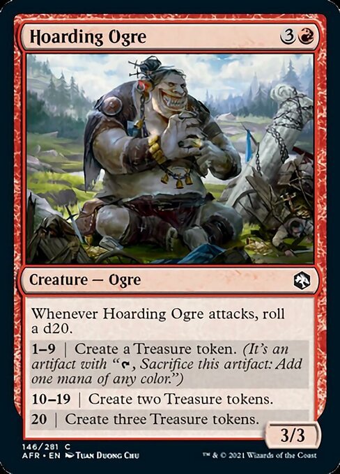 Hoarding Ogre (Adventures in the Forgotten Realms) Near Mint - Nick Nack's Full Frontal Attack