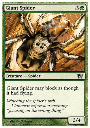 Giant Spider (8th Edition) Near Mint - Nick Nack's Full Frontal Attack