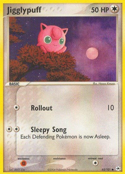 Jigglypuff (Hidden Legends) Light Play