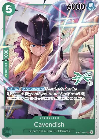 Cavendish (Zoro Deck) (Learn Together Deck Set) Near Mint