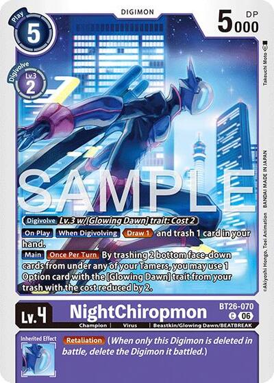 NightChiropmon (Timeless Bonds) Near Mint