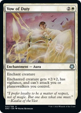 Vow of Duty (Magic Game Night: Free-For-All) Near Mint