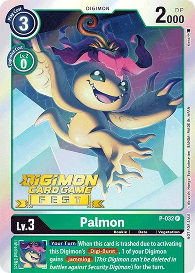 Palmon P-032 (Digimon Fest 2022) (Digimon Promotion Cards) Near Mint Foil