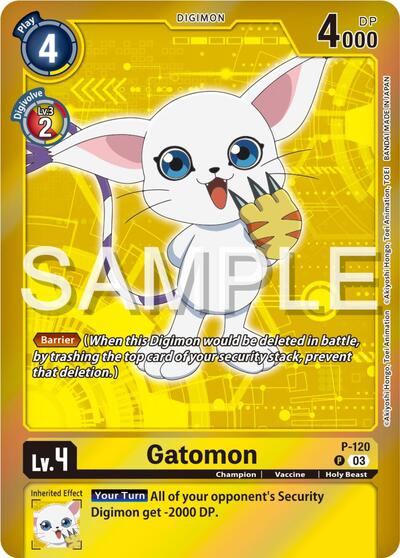 Gatomon P-120 (Digimon Adventure Box 2024) (Digimon Promotion Cards) Near Mint Foil