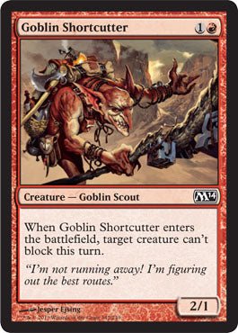 Goblin Shortcutter (Magic 2014 Core Set) Near Mint - Nick Nack's Full Frontal Attack