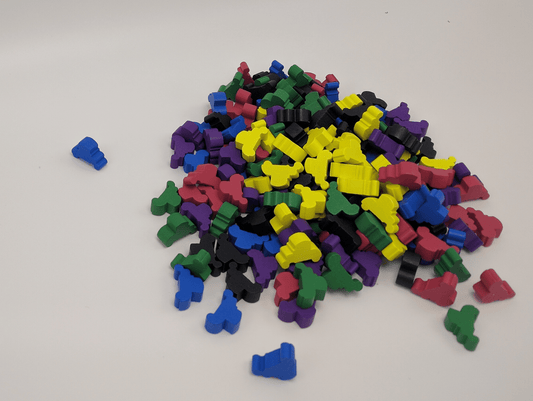 Deluxe Car Token Set (180 wooden tokens, 30 of each of 6 colors) - Nick Nack's Full Frontal Attack