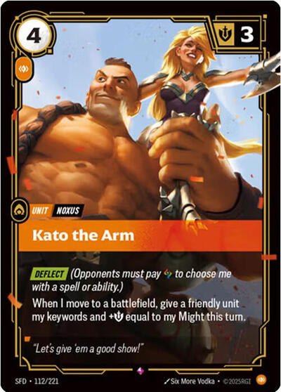 Kato the Arm (Spiritforged) Near Mint Foil - Nick Nack's Full Frontal Attack