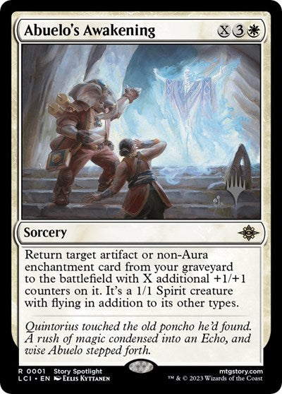 Abuelo's Awakening (Promo Pack: The Lost Caverns of Ixalan) Near Mint Foil