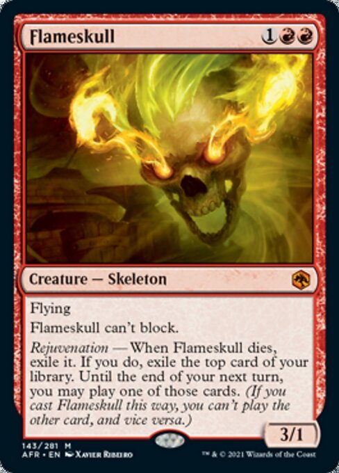 Flameskull (Adventures in the Forgotten Realms) Near Mint Foil - Nick Nack's Full Frontal Attack
