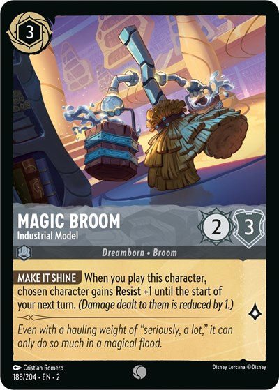 Magic Broom - Industrial Model (Rise of the Floodborn) Near Mint - Nick Nack's Full Frontal Attack