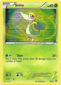 Snivy - BW01 (Black and White Promos) Light Play Holofoil - Nick Nack's Full Frontal Attack