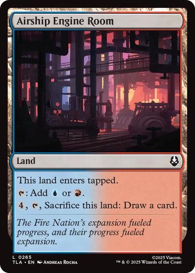Airship Engine Room (Avatar: The Last Airbender) Near Mint - Nick Nack's Full Frontal Attack