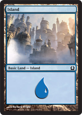 Island (258) (Return to Ravnica) Near Mint