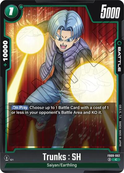 Trunks : SH (Dual Evolution) Near Mint - Nick Nack's Full Frontal Attack