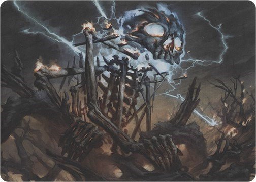 Lightning Skelemental (Art Series) (Art Series: Modern Horizons) Near Mint - Nick Nack's Full Frontal Attack