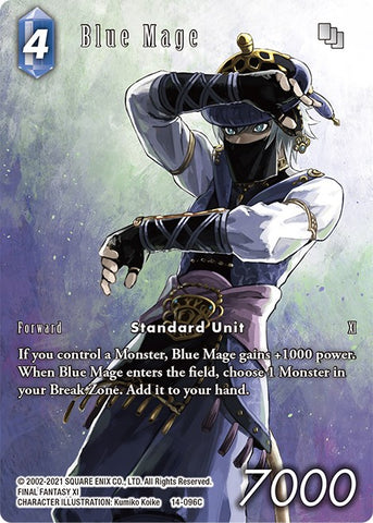 Blue Mage (Full Art) [Opus XIV: Crystal Abyss]