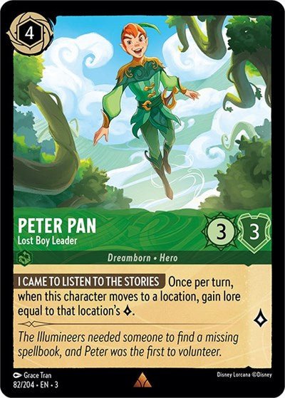 Peter Pan - Lost Boy Leader (Into the Inklands) Near Mint - Nick Nack's Full Frontal Attack