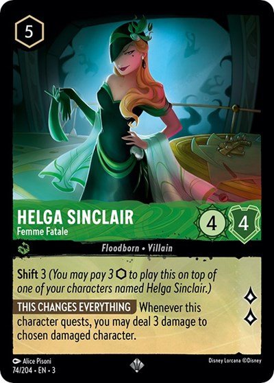 Helga Sinclair - Femme Fatale (Into the Inklands) Near Mint - Nick Nack's Full Frontal Attack