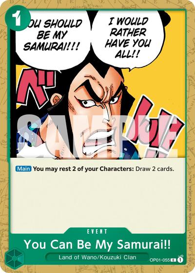 You Can Be My Samurai!! (Reprint) (Premium Booster - The Best - Vol. 2) Near Mint - Nick Nack's Full Frontal Attack