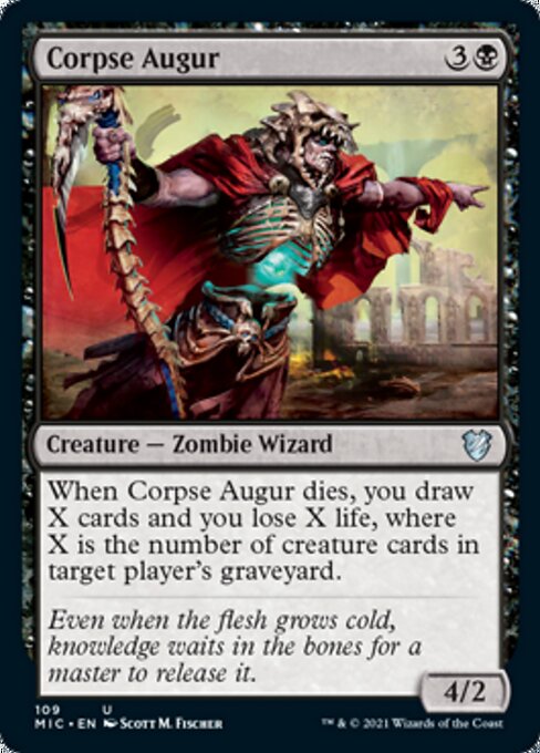 Corpse Augur (Commander 2021 Midnight Hunt) Near Mint