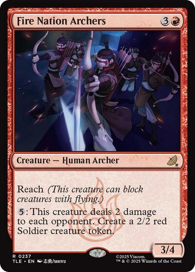 Fire Nation Archers (Avatar: The Last Airbender: Eternal-Legal) Near Mint Foil