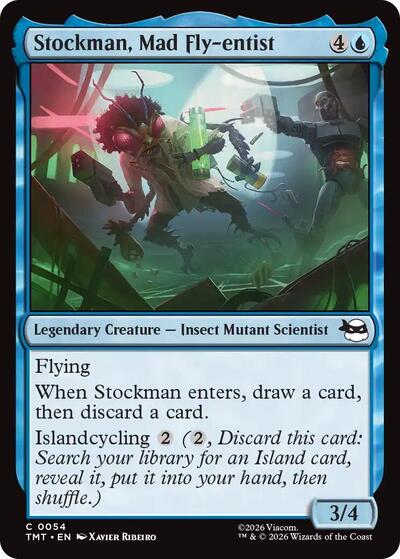 Stockman, Mad Fly - entist (Teenage Mutant Ninja Turtles) Near Mint Foil - Nick Nack's Full Frontal Attack