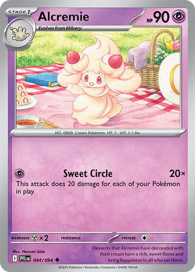 Alcremie (ME02: Phantasmal Flames) Near Mint Reverse Holofoil