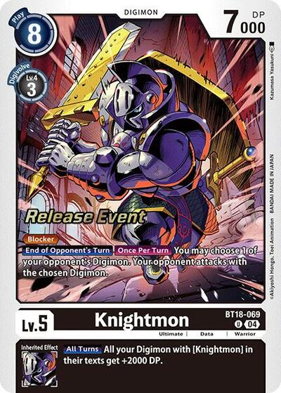 Knightmon (Release Special Booster 2.0 Pre-Release Cards) Near Mint Foil